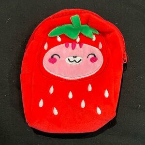 Claire’s Strawberry Keychain Pouch